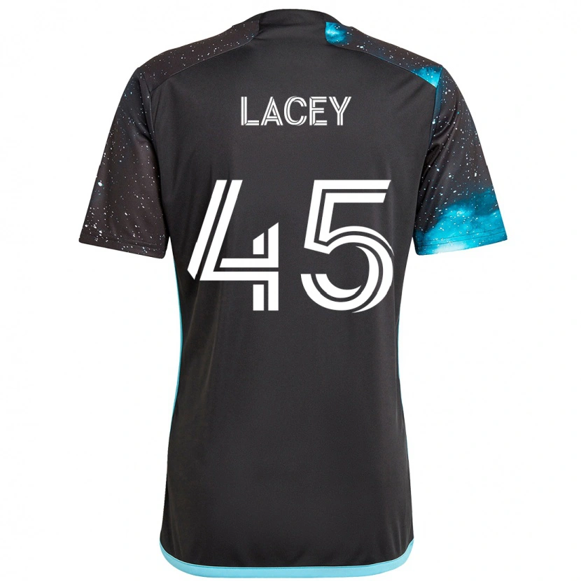 Danxen Heren Kameron Lacey #45 Zwart Blauw Thuisshirt Thuistenue 2025/26 T-Shirt