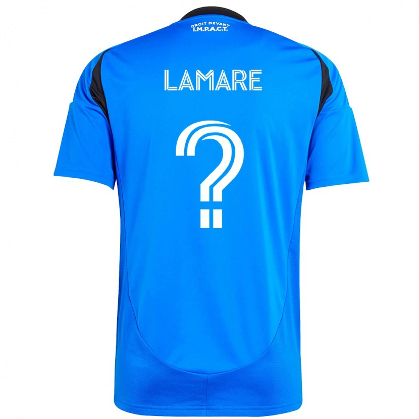 Danxen Heren Samuel Lamare #0 Donkerblauw Zwart Thuisshirt Thuistenue 2025/26 T-Shirt