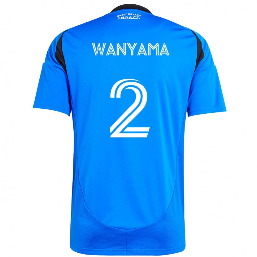 Danxen Heren Victor Wanyama #2 Donkerblauw Zwart Thuisshirt Thuistenue 2025/26 T-Shirt