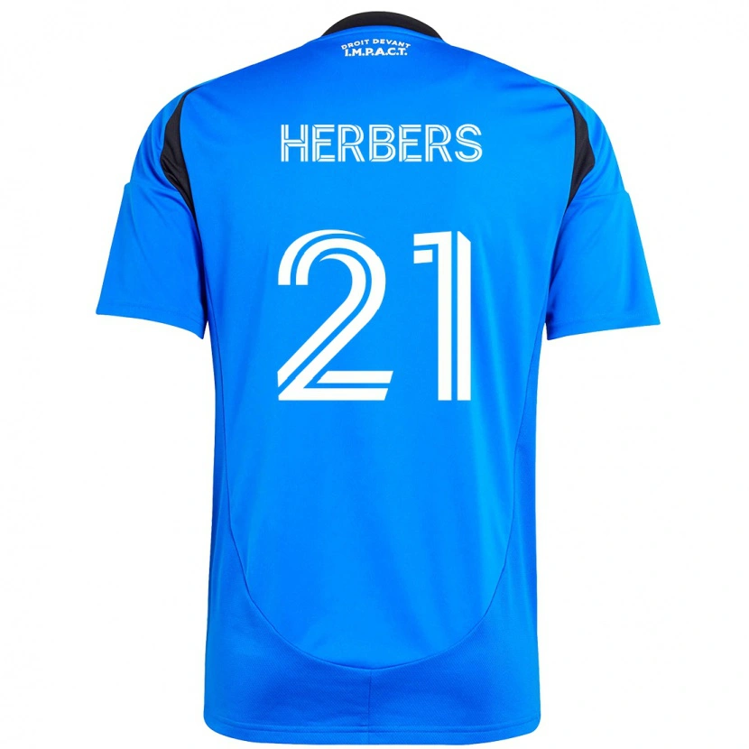 Danxen Heren Fabian Herbers #21 Donkerblauw Zwart Thuisshirt Thuistenue 2025/26 T-Shirt