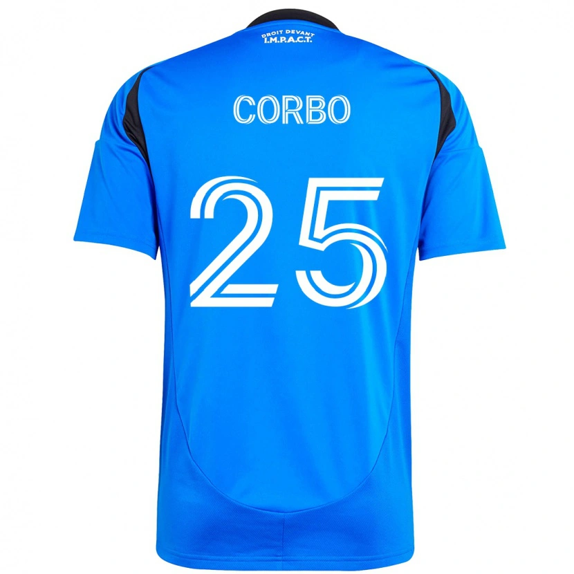 Danxen Heren Gabriele Corbo #25 Donkerblauw Zwart Thuisshirt Thuistenue 2025/26 T-Shirt