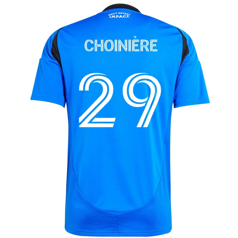 Danxen Heren Mathieu Choinière #29 Donkerblauw Zwart Thuisshirt Thuistenue 2025/26 T-Shirt