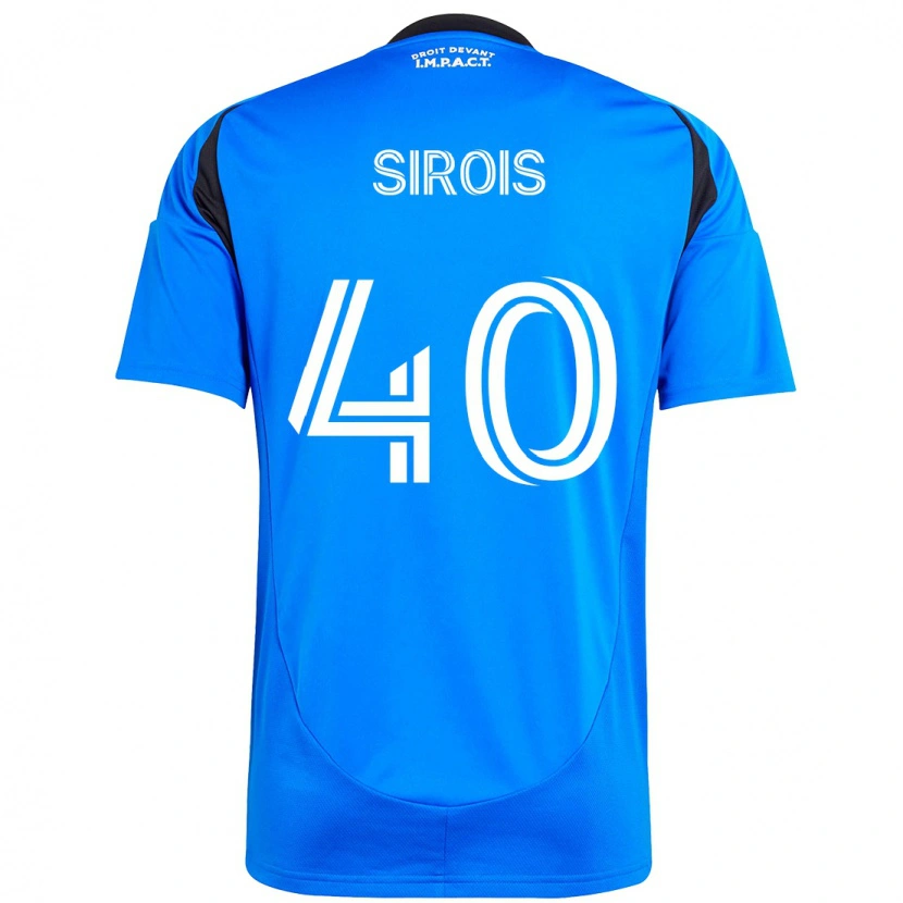 Danxen Heren Jonathan Sirois #40 Donkerblauw Zwart Thuisshirt Thuistenue 2025/26 T-Shirt