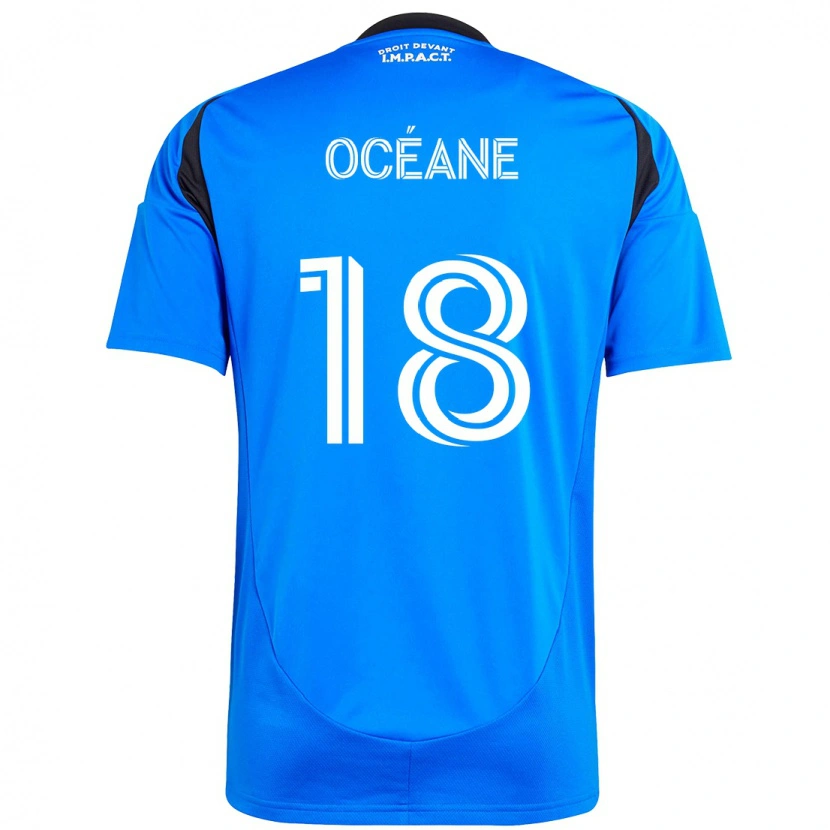 Danxen Heren Blouin Océane #18 Donkerblauw Zwart Thuisshirt Thuistenue 2025/26 T-Shirt