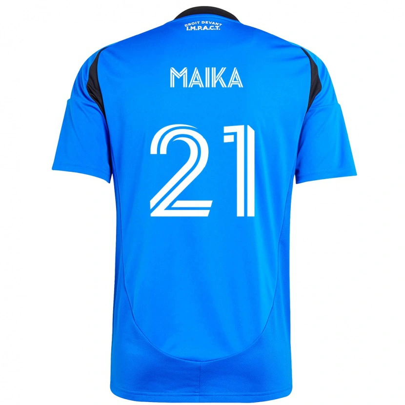 Danxen Heren Pouliot Maika #21 Donkerblauw Zwart Thuisshirt Thuistenue 2025/26 T-Shirt