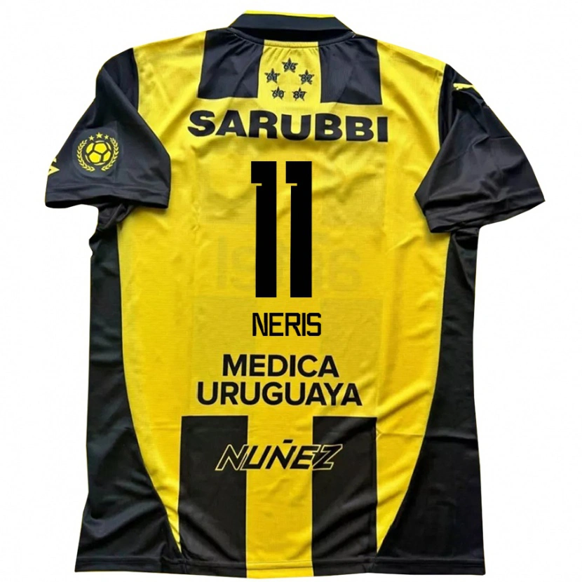 Danxen Heren José Neris #11 Geel Zwart Thuisshirt Thuistenue 2025/26 T-Shirt