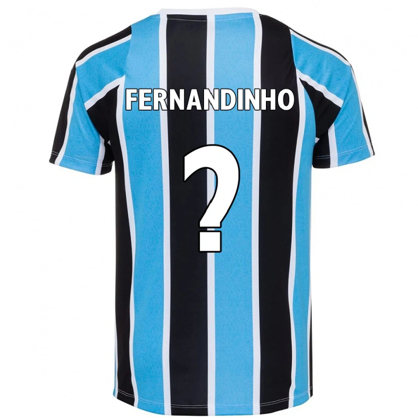 Danxen Heren Fernandinho #0 Blauw Zwart Wit Thuisshirt Thuistenue 2025/26 T-Shirt