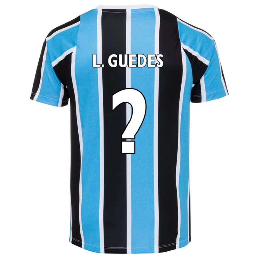 Danxen Heren Luis Guedes #0 Blauw Zwart Wit Thuisshirt Thuistenue 2025/26 T-Shirt