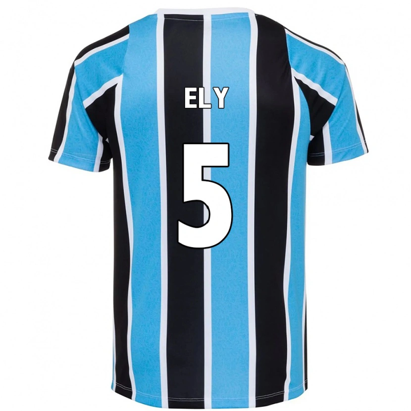 Danxen Heren Rodrigo Ely #5 Blauw Zwart Wit Thuisshirt Thuistenue 2025/26 T-Shirt