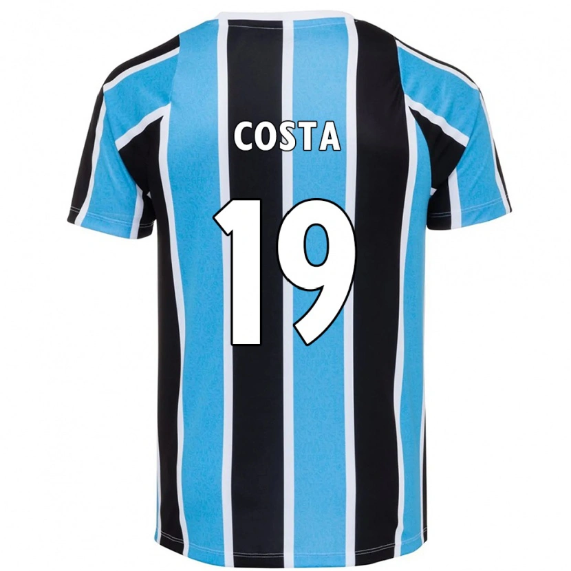 Danxen Heren Diego Costa #19 Blauw Zwart Wit Thuisshirt Thuistenue 2025/26 T-Shirt