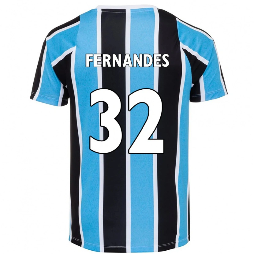 Danxen Heren Nathan Fernandes #32 Blauw Zwart Wit Thuisshirt Thuistenue 2025/26 T-Shirt