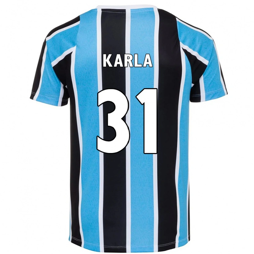 Danxen Heren Emmily Karla #31 Blauw Zwart Wit Thuisshirt Thuistenue 2025/26 T-Shirt