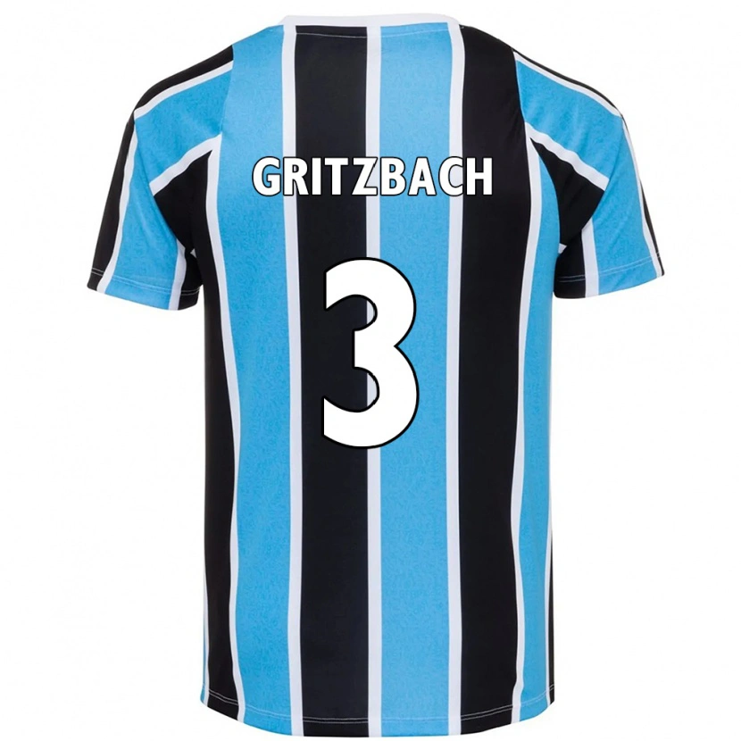 Danxen Heren Fernanda Gritzbach #3 Blauw Zwart Wit Thuisshirt Thuistenue 2025/26 T-Shirt