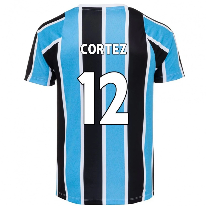 Danxen Heren Bruno Cortez #12 Blauw Zwart Wit Thuisshirt Thuistenue 2025/26 T-Shirt