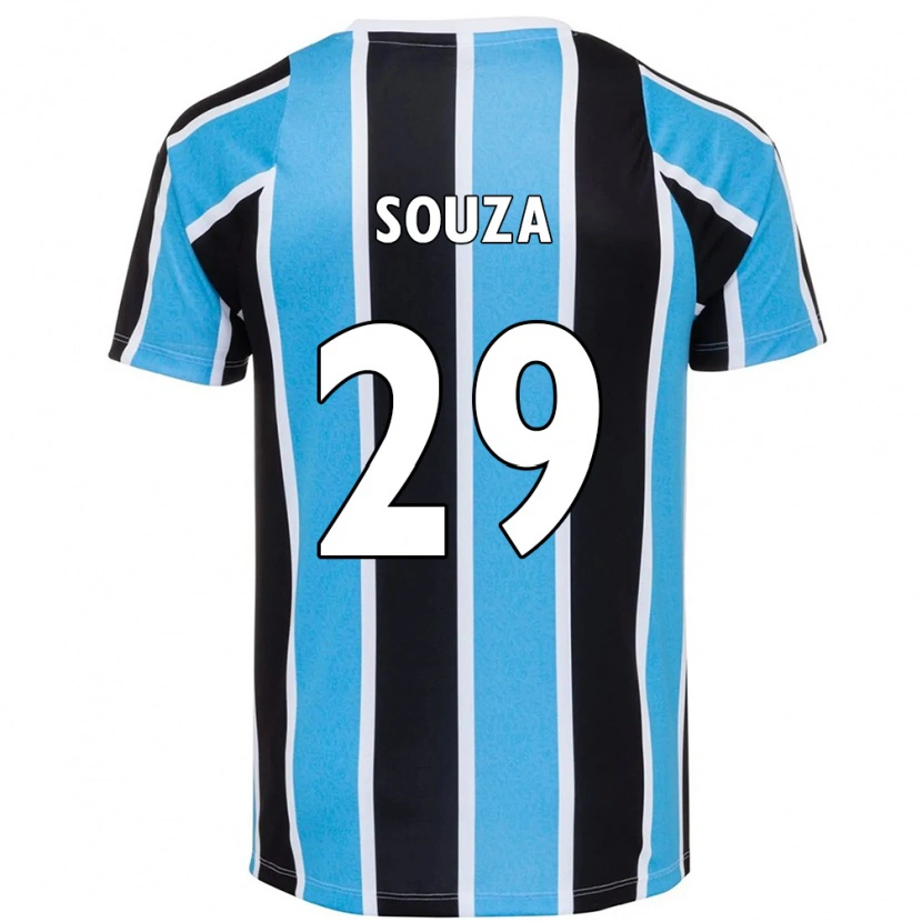 Danxen Heren Diego Souza #29 Blauw Zwart Wit Thuisshirt Thuistenue 2025/26 T-Shirt