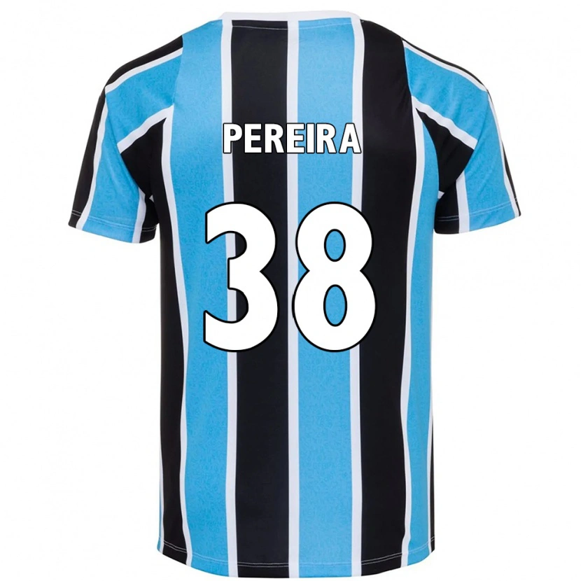 Danxen Heren Leo Pereira #38 Blauw Zwart Wit Thuisshirt Thuistenue 2025/26 T-Shirt