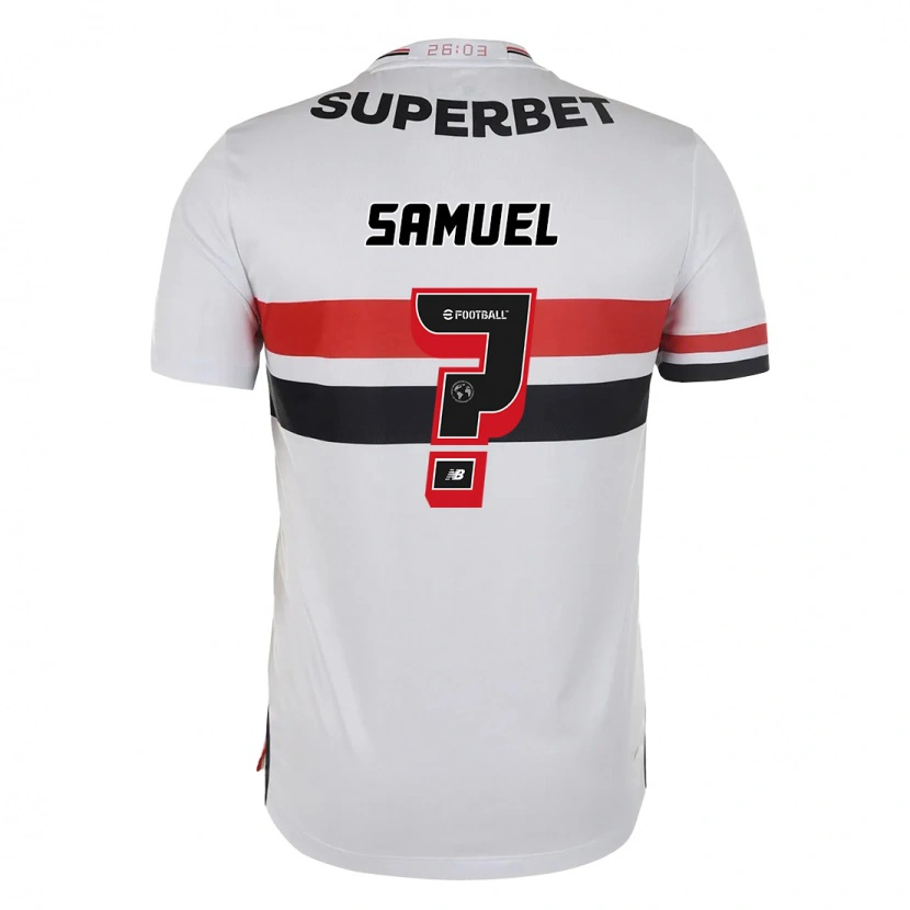Danxen Heren Samuel #0 Rood Zwart Wit Thuisshirt Thuistenue 2025/26 T-Shirt