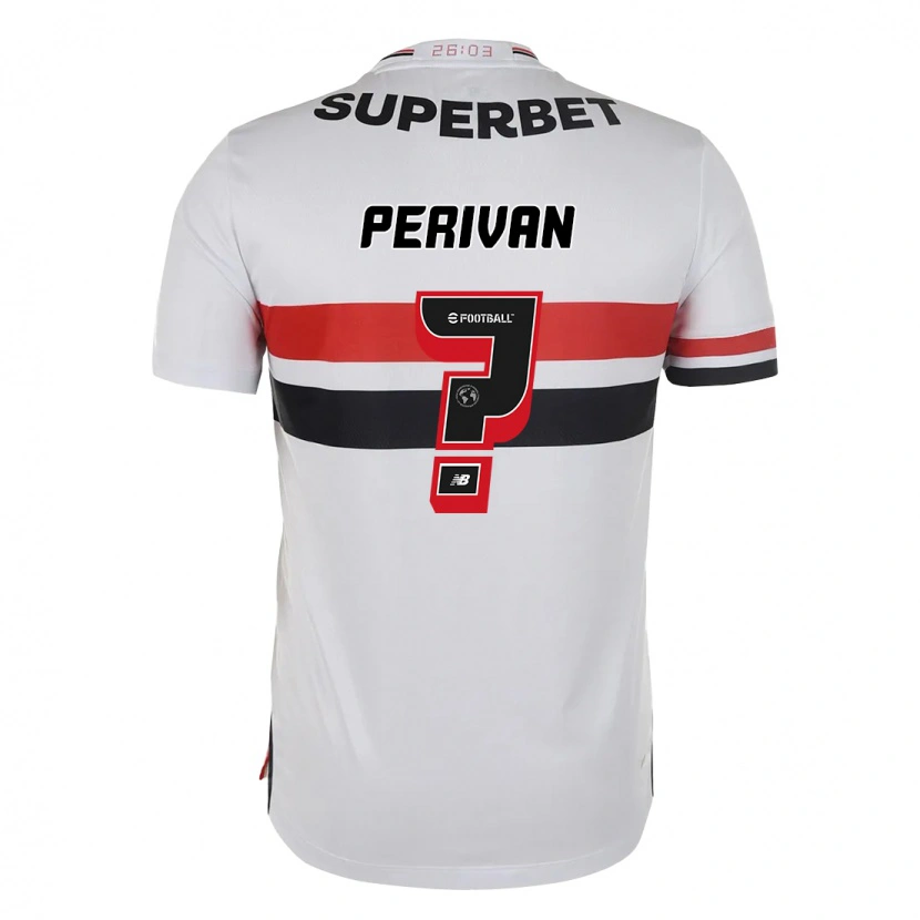 Danxen Heren Perivan #0 Rood Zwart Wit Thuisshirt Thuistenue 2025/26 T-Shirt