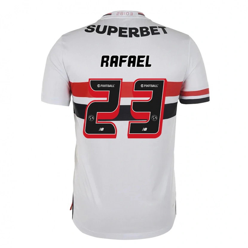 Danxen Heren Rafael #23 Rood Zwart Wit Thuisshirt Thuistenue 2025/26 T-Shirt