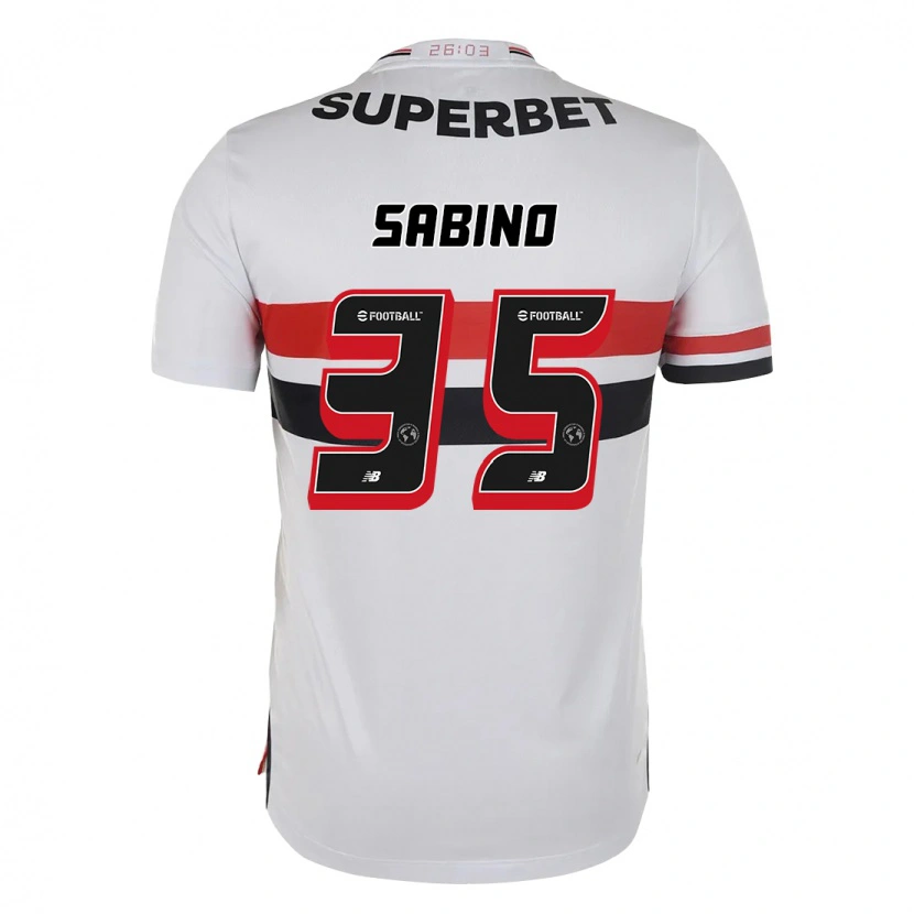 Danxen Heren Sabino #35 Rood Zwart Wit Thuisshirt Thuistenue 2025/26 T-Shirt