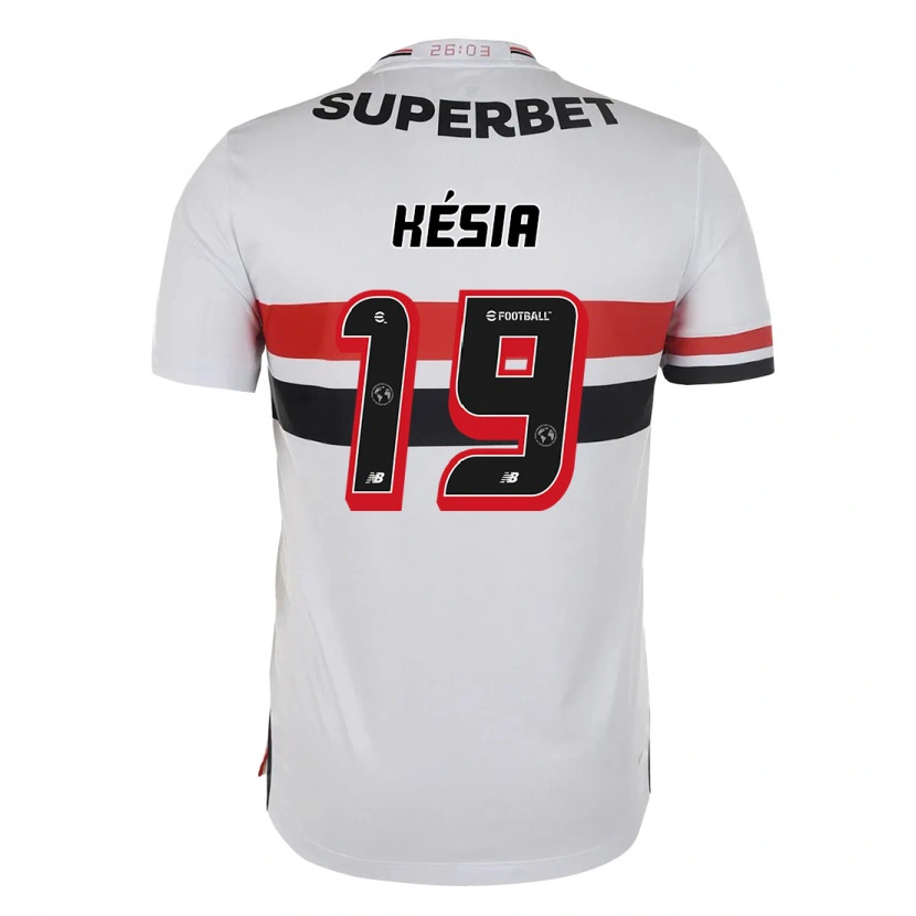 Danxen Heren Késia #19 Rood Zwart Wit Thuisshirt Thuistenue 2025/26 T-Shirt