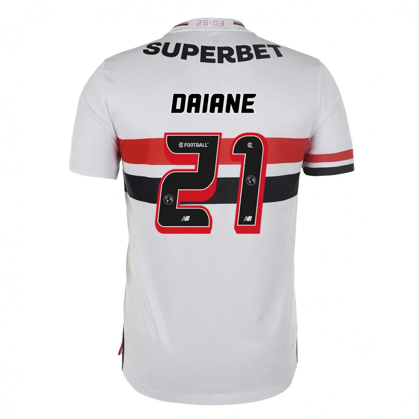 Danxen Heren Daiane #21 Rood Zwart Wit Thuisshirt Thuistenue 2025/26 T-Shirt
