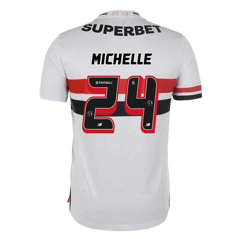 Danxen Heren Michelle #24 Rood Zwart Wit Thuisshirt Thuistenue 2025/26 T-Shirt