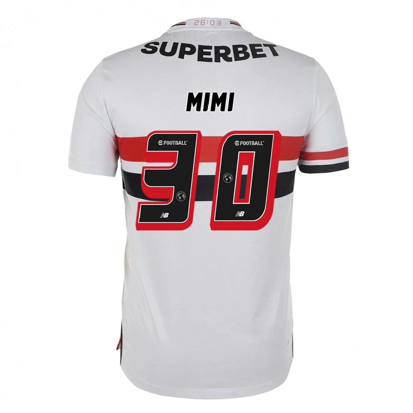 Danxen Heren Mimi #30 Rood Zwart Wit Thuisshirt Thuistenue 2025/26 T-Shirt