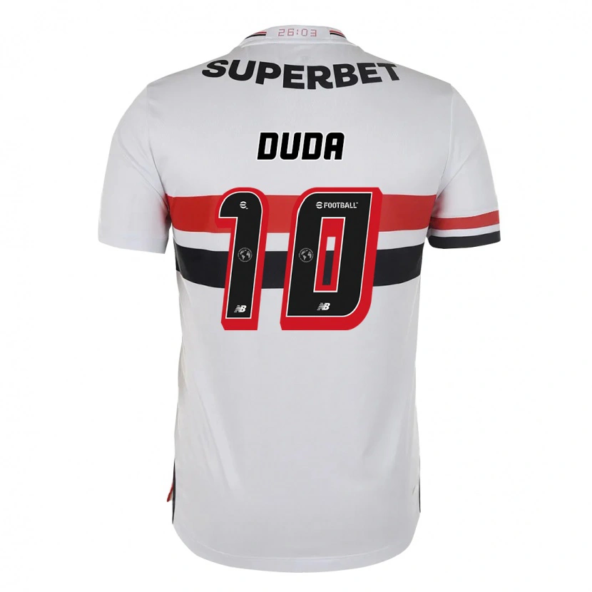 Danxen Heren Duda #10 Rood Zwart Wit Thuisshirt Thuistenue 2025/26 T-Shirt