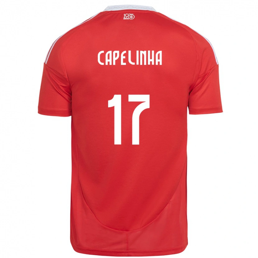 Danxen Heren Capelinha #17 Rood Wit Thuisshirt Thuistenue 2025/26 T-Shirt