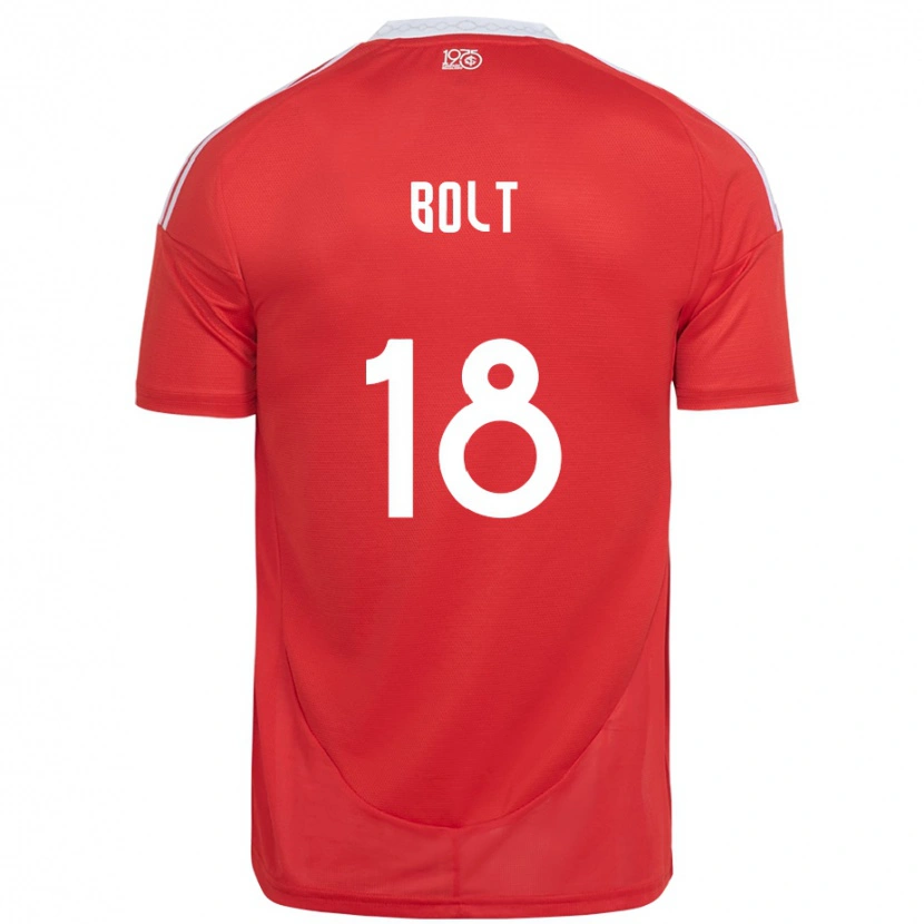 Danxen Heren Tamara Bolt #18 Rood Wit Thuisshirt Thuistenue 2025/26 T-Shirt