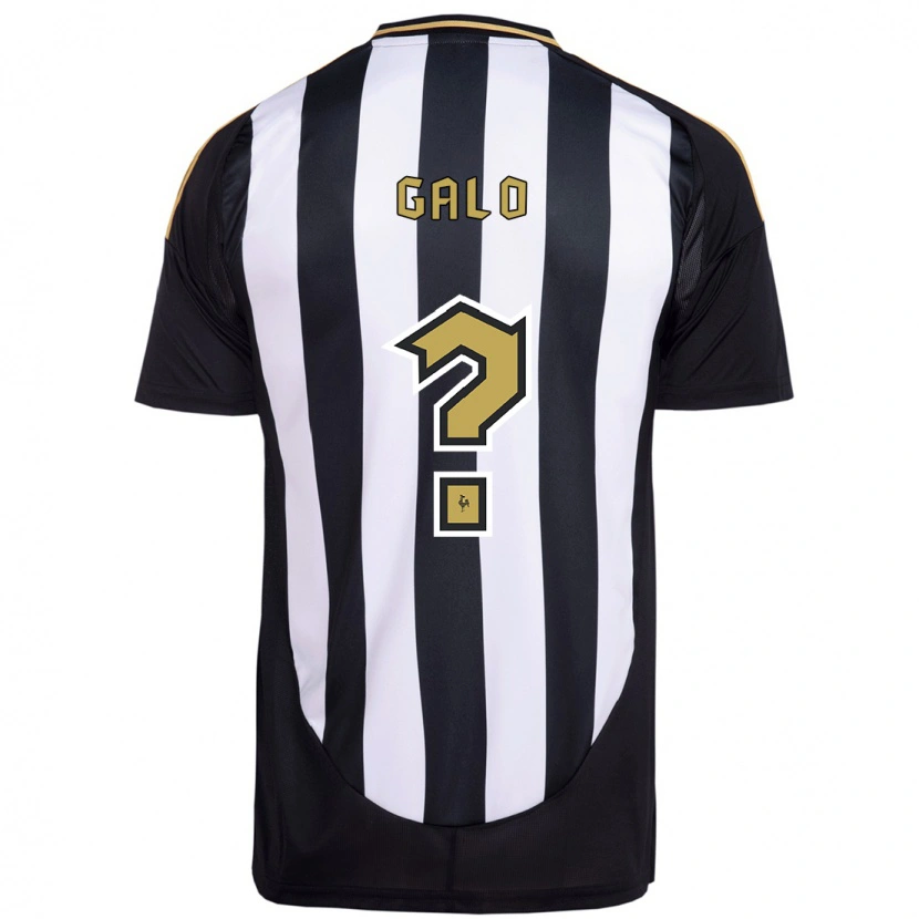 Danxen Heren Diego Galo #0 Wit Zwart Thuisshirt Thuistenue 2025/26 T-Shirt