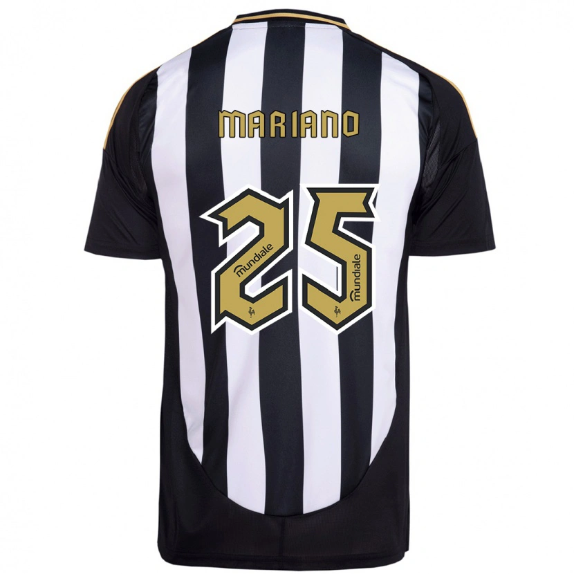 Danxen Heren Mariano #25 Wit Zwart Thuisshirt Thuistenue 2025/26 T-Shirt