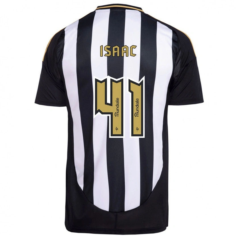 Danxen Heren Isaac #41 Wit Zwart Thuisshirt Thuistenue 2025/26 T-Shirt