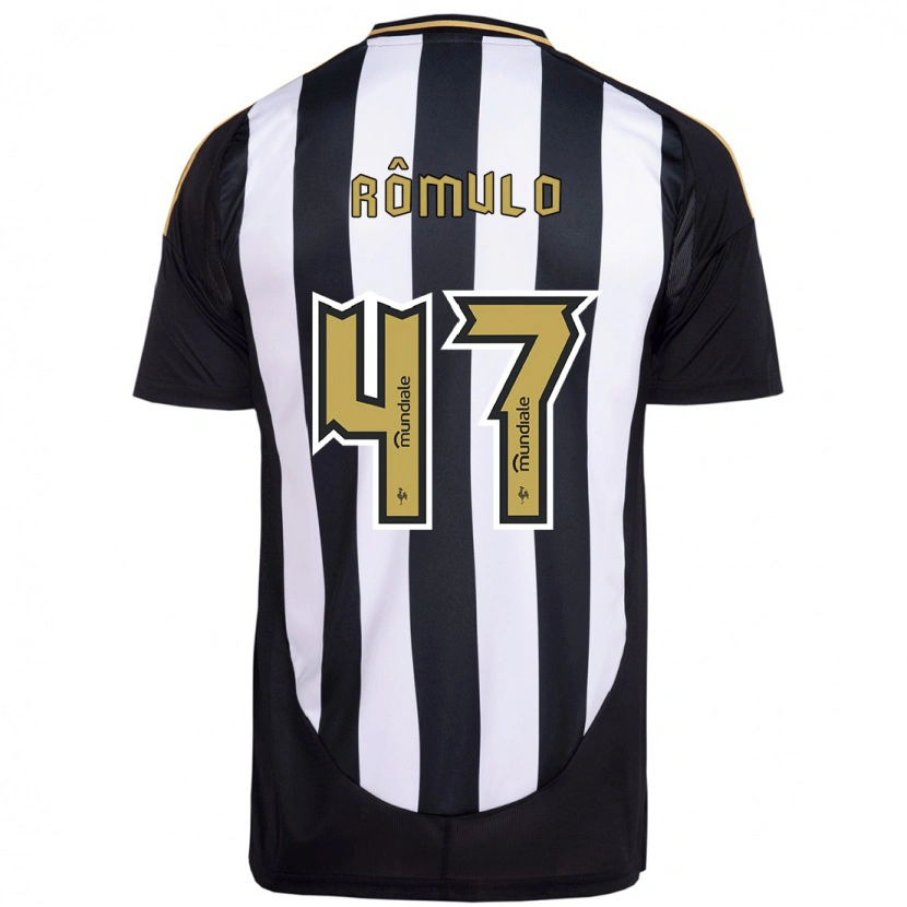 Danxen Heren Rômulo #47 Wit Zwart Thuisshirt Thuistenue 2025/26 T-Shirt