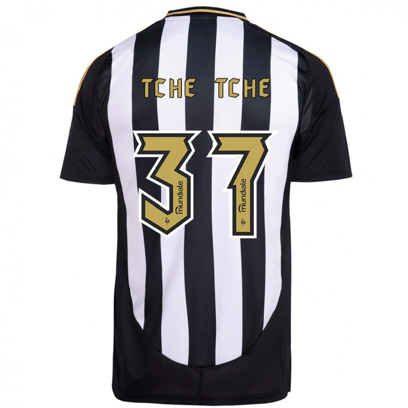 Danxen Heren Tche Tche #37 Wit Zwart Thuisshirt Thuistenue 2025/26 T-Shirt