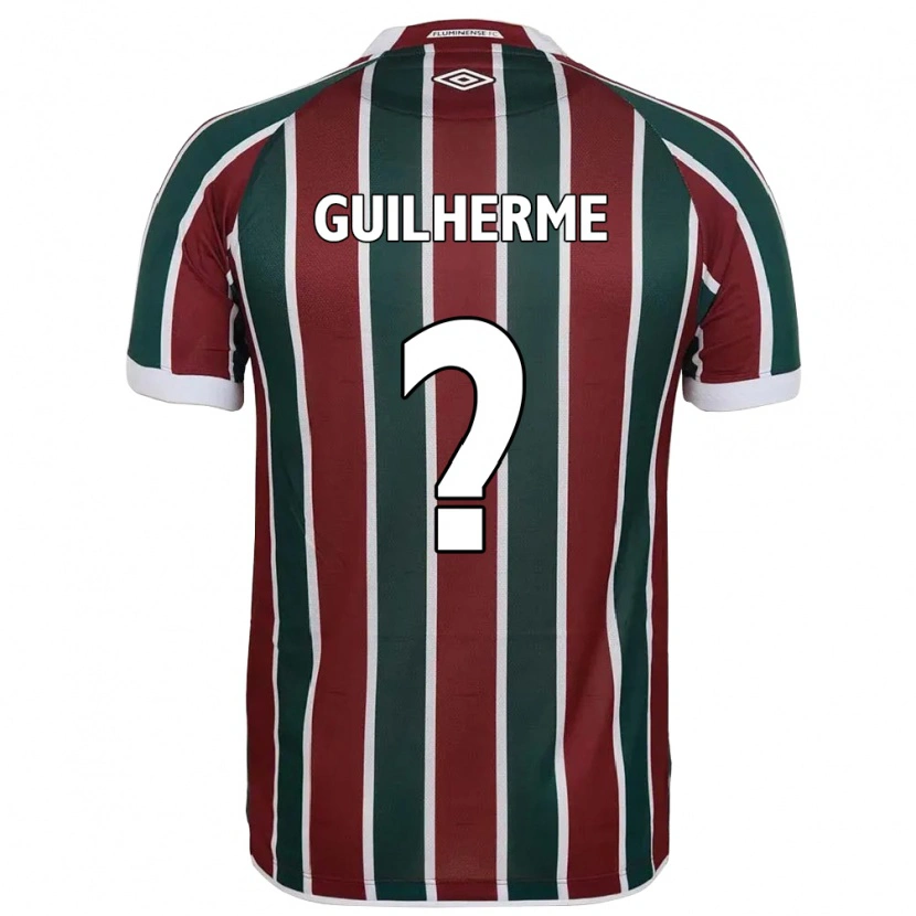 Danxen Heren Luiz Guilherme #0 Groen Maroon Wit Thuisshirt Thuistenue 2025/26 T-Shirt