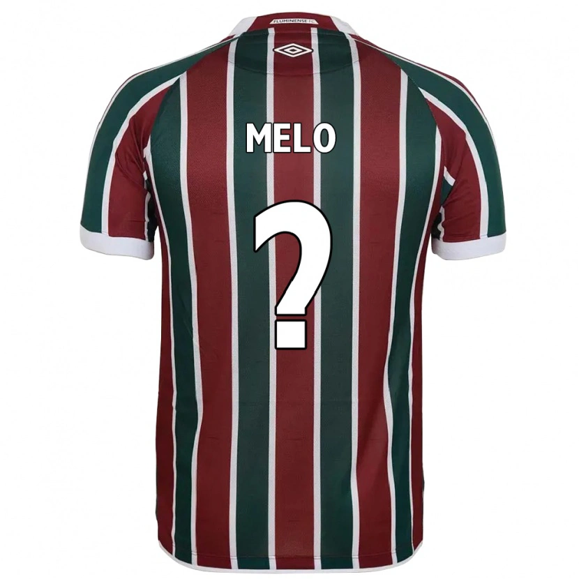Danxen Heren Davi Melo #0 Groen Maroon Wit Thuisshirt Thuistenue 2025/26 T-Shirt