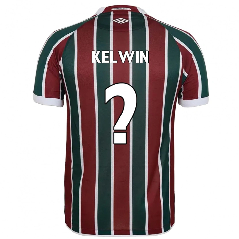 Danxen Heren Kelwin #0 Groen Maroon Wit Thuisshirt Thuistenue 2025/26 T-Shirt