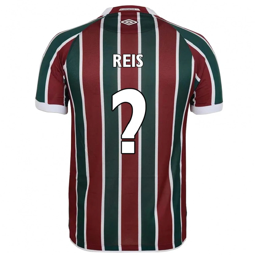 Danxen Heren Matheus Reis #0 Groen Maroon Wit Thuisshirt Thuistenue 2025/26 T-Shirt
