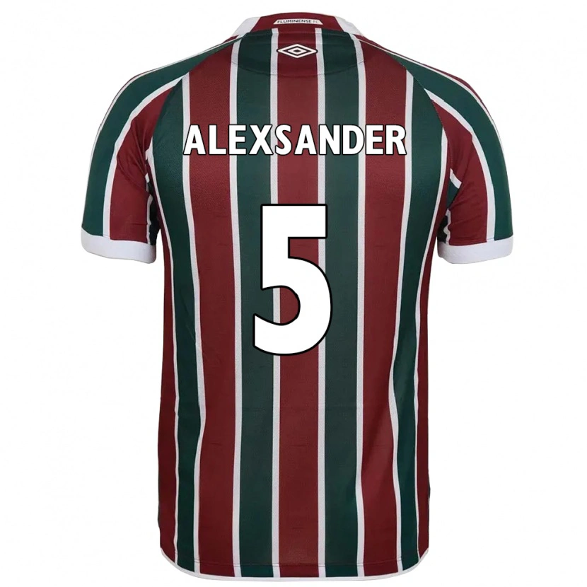 Danxen Heren Alexsander #5 Groen Maroon Wit Thuisshirt Thuistenue 2025/26 T-Shirt