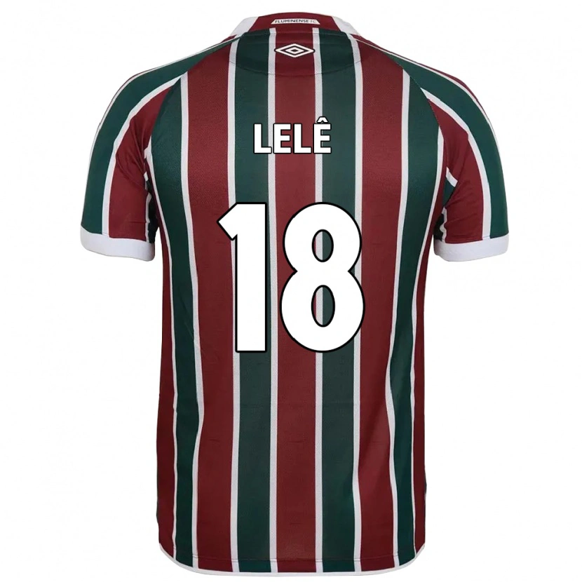 Danxen Heren Lelê #18 Groen Maroon Wit Thuisshirt Thuistenue 2025/26 T-Shirt