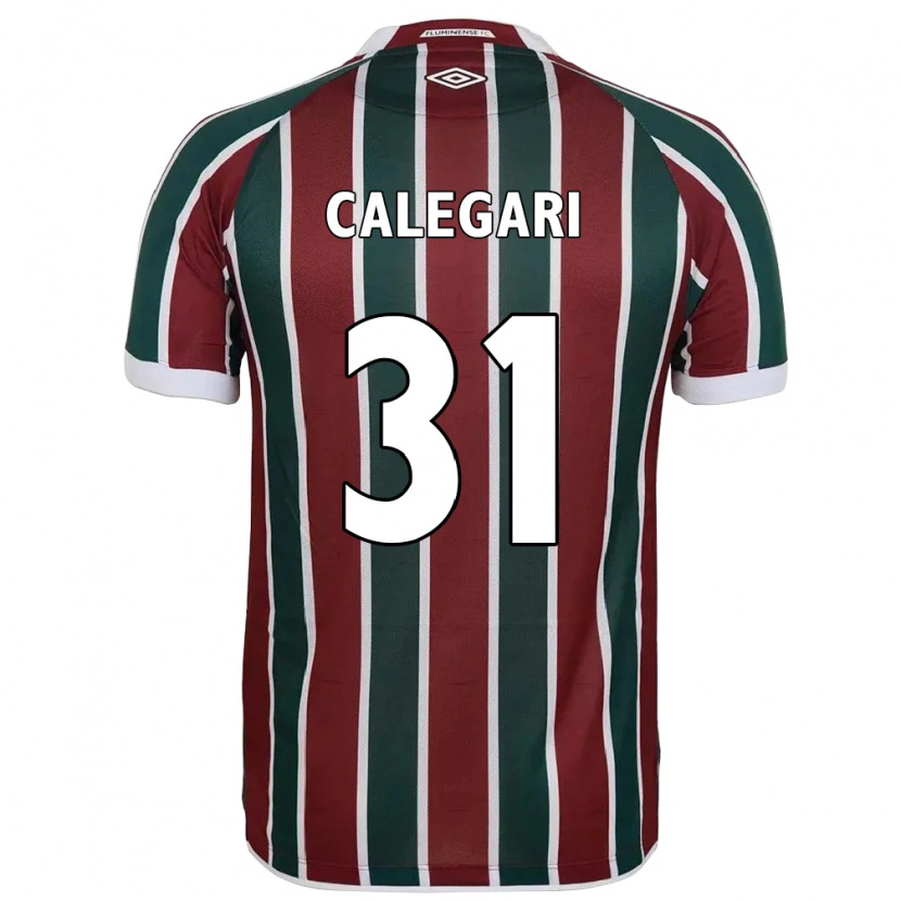 Danxen Heren Calegari #31 Groen Maroon Wit Thuisshirt Thuistenue 2025/26 T-Shirt