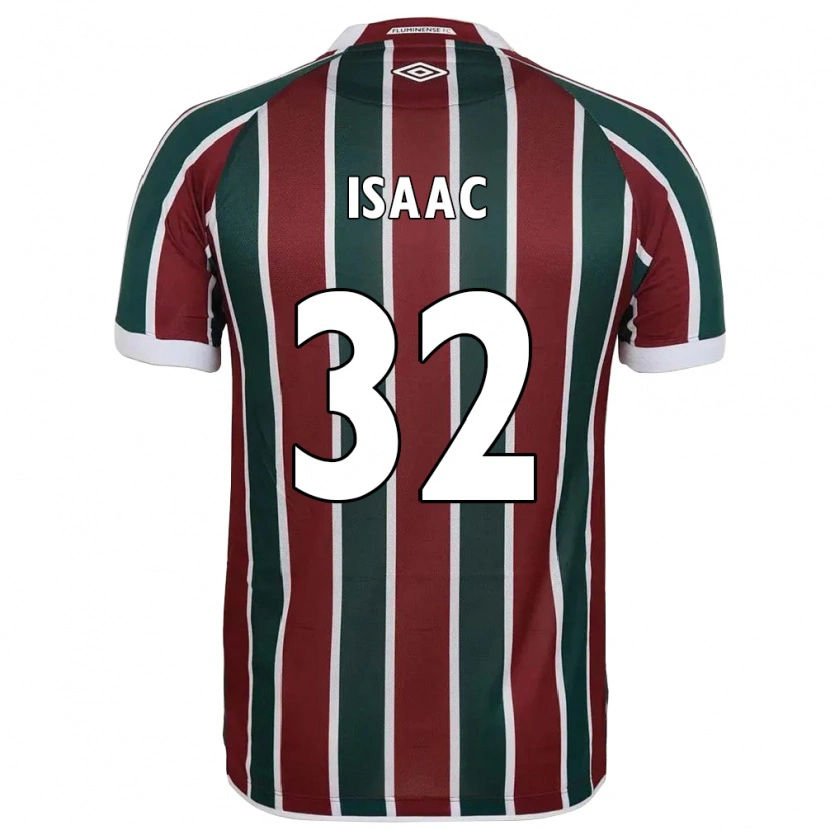 Danxen Heren Isaac #32 Groen Maroon Wit Thuisshirt Thuistenue 2025/26 T-Shirt