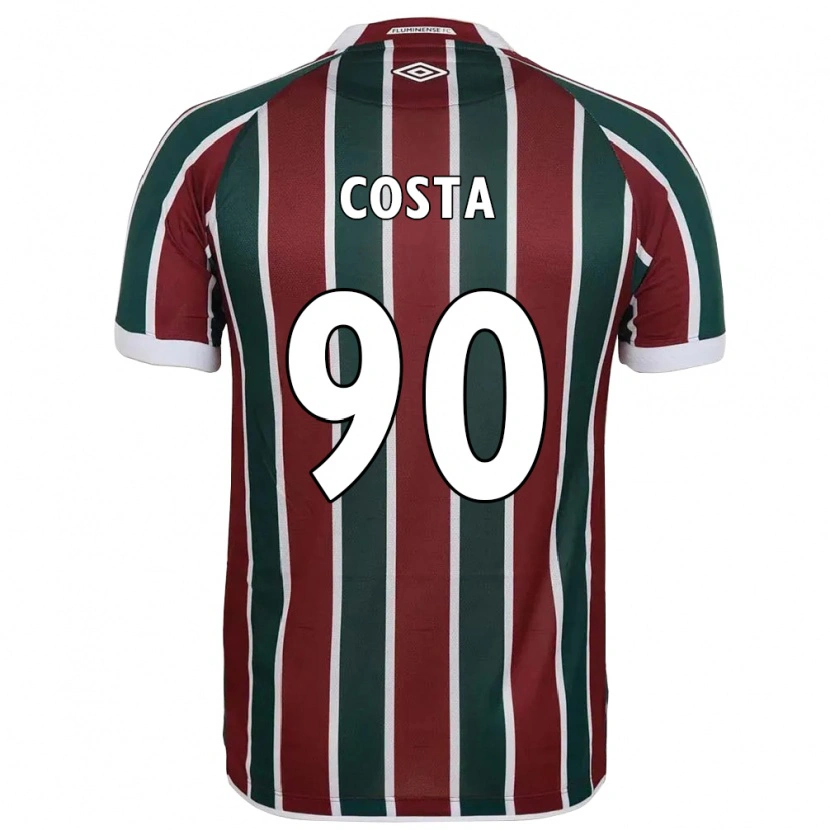 Danxen Heren Douglas Costa #90 Groen Maroon Wit Thuisshirt Thuistenue 2025/26 T-Shirt