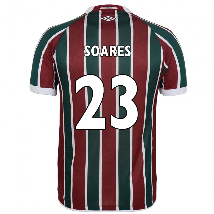 Danxen Heren Dani Soares #23 Groen Maroon Wit Thuisshirt Thuistenue 2025/26 T-Shirt