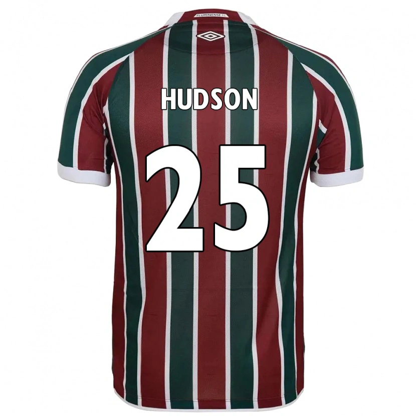 Danxen Heren Hudson #25 Groen Maroon Wit Thuisshirt Thuistenue 2025/26 T-Shirt