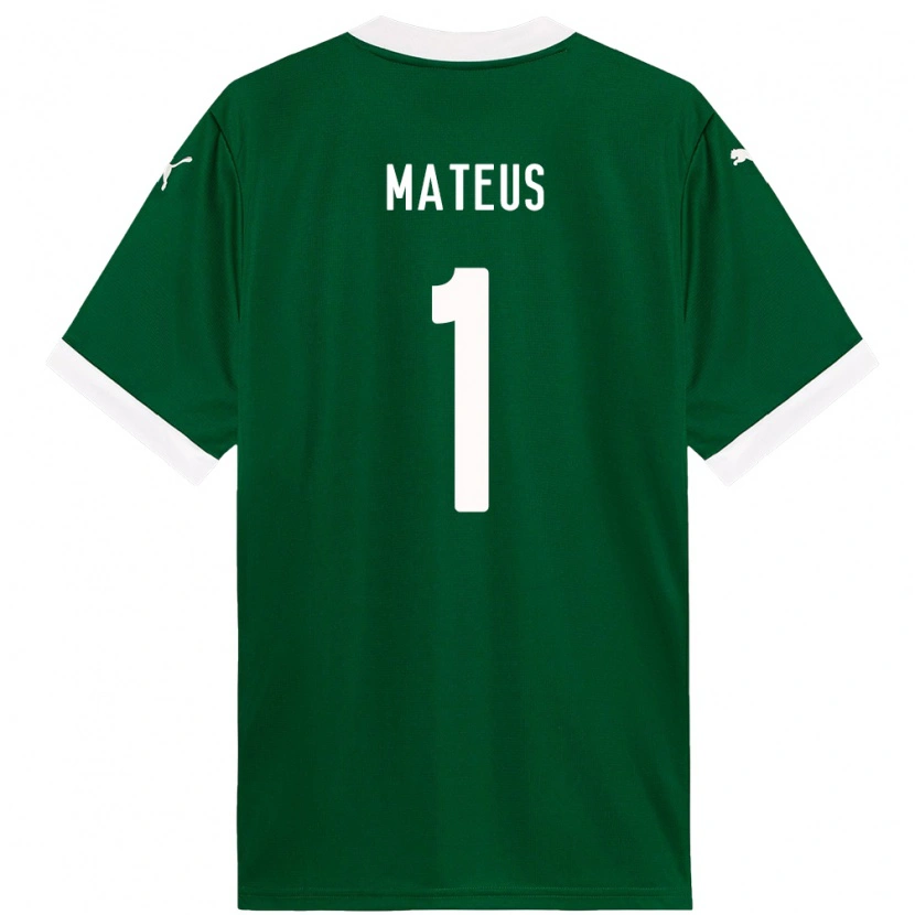 Danxen Heren Mateus #1 Groen Wit Thuisshirt Thuistenue 2025/26 T-Shirt