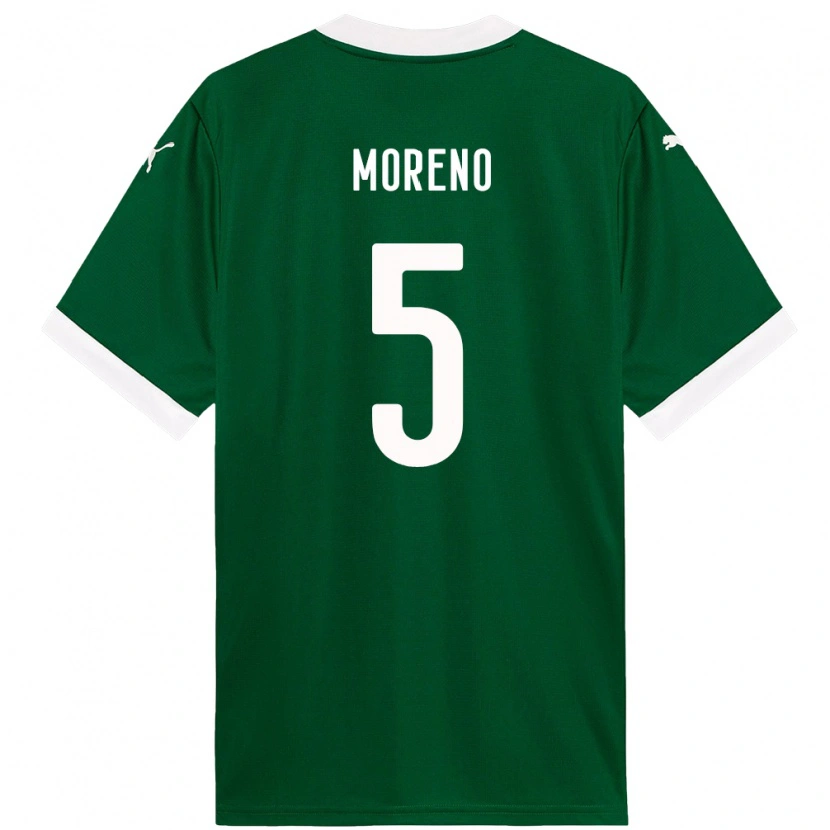 Danxen Heren Aníbal Moreno #5 Groen Wit Thuisshirt Thuistenue 2025/26 T-Shirt