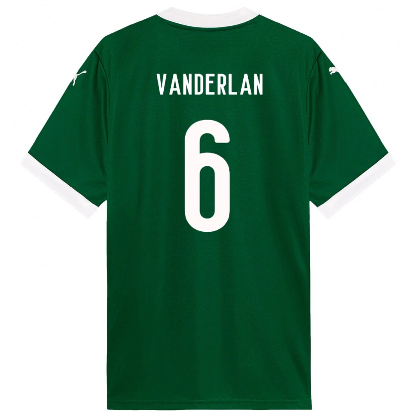 Danxen Heren Vanderlan #6 Groen Wit Thuisshirt Thuistenue 2025/26 T-Shirt